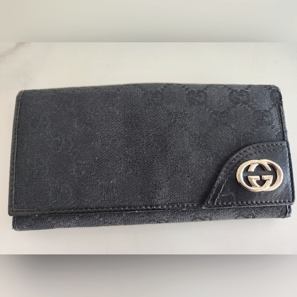 Gucci Monogram Canvas Continental Wallet - Picture 1 of 16
